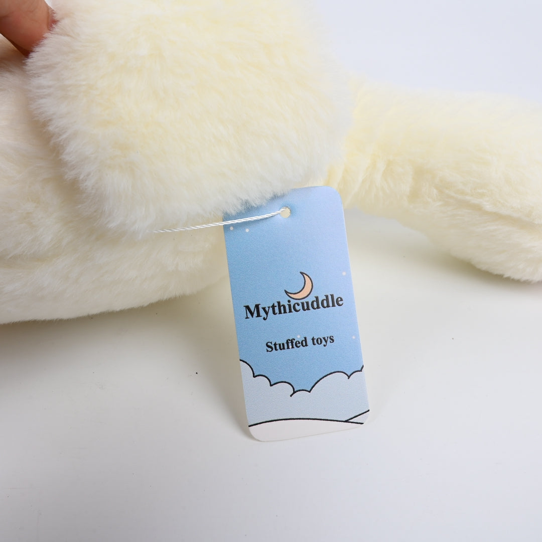 Mythicuddle Giant White Goose Stuffed Toys Large Ultra-Soft Plush Animal for Hugging & Decor