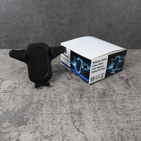 Motovox Universal Car Air Vent Phone Holder Mount - Rotating Clip Stand for Smartphone Navigation with Textured Grip
