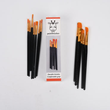 changjinglu Professional Black Oil Painting Paintbrushes Premium Artist Paintbrushes Set for Oil Colors