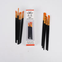 changjinglu Professional Black Oil Painting Paintbrushes Premium Artist Paintbrushes Set for Oil Colors