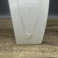 Paradise Necklaces [Jewellery] - Minimalist Double-Ring Heart-Shaped Necklace for Fashion-Forward Elegance