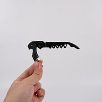 Zzzhouzhizuo Seahorse Wine Openers Multifunctional Bottle Opener Stainless Steel Black Wine Openers Decorative Bar Tool