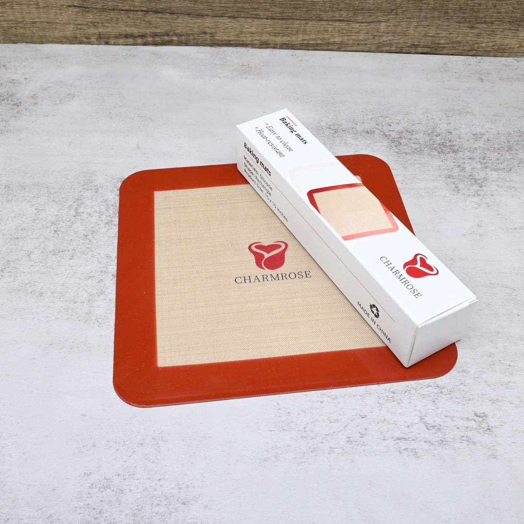 CHARMROSE Professional Baking Mats Non Stick Silicone Baking Mats Heat Resistant Kitchen Baking Sheet Mats Reusable Cookie Baking Mats