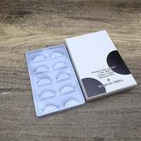 Lashhush Premium Natural False Eyelashes - Handmade Reusable 3D False Eyelashes with Ultra-Thin Band - Lightweight Glamour Fake Lashes for Natural Look