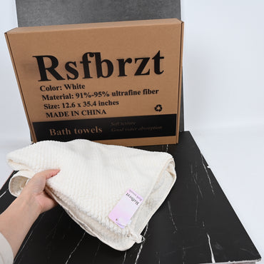 Rsfbrzt White Premium Bath Towels Ultra Soft & Highly Absorbent Cotton Towels for Bath & Spa
