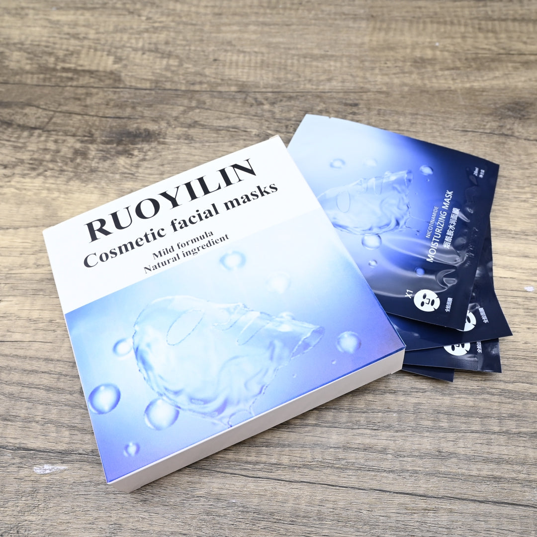 RUOYILIN Cosmetic Facial Masks - Niacinamide & Hyaluronic Acid Hydrating Repair Set