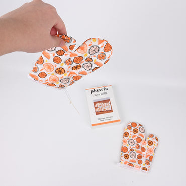 phesrfu Heat Resistant Oven Mitts Kitchen Oven Mitts for Baking & Cooking with Comfortable Grip