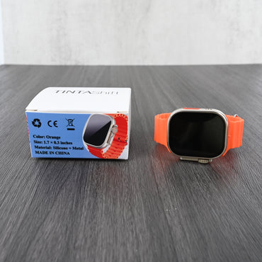 TINTAShift Orange Magnetic Sport Smartwatch Fitness Tracker with Advanced Health Monitoring