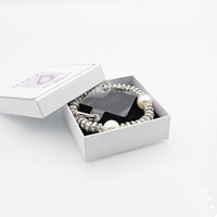 ALTHARA Phone Chain Wrist Strap - Elegant White Pearl Diamond Bracelet Decorative Charms