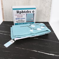 Rphtzbx Comfort-First Quilt Covers Premium Soft Duvet Cover Set in Standard US Bed Sizes