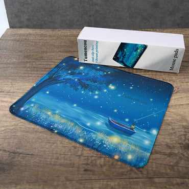 Tumencou Starry Sky Mouse Pads, Non-Slip Base, Smooth Surface for Desk, Gaming and Office Use