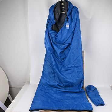Uewtru Blue Portable Sleeping Bag Weather-Resistant Compact Camping Sleeping Bag for Outdoor Adventures