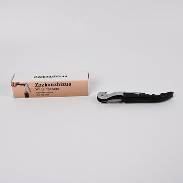 Zzzhouzhizuo Seahorse Wine Openers Multifunctional Bottle Opener Stainless Steel Black Wine Openers Decorative Bar Tool