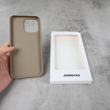 JIONGYAO Anti-Slip Full Coverage Protective Cover for iPhone 16 Pro Max Matte TPU Case