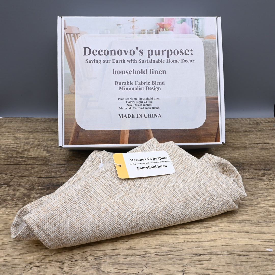 Deconovo's purpose: Saving our Earth with Sustainable Home Decor Premium Household Linen Collection Modern Minimalist Blend Table Covers Elegant Dining Room Essentials