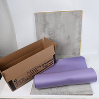 Vornastus Purple PVC Yoga Mat Non‑Slip, Durable Fitness Mat with Excellent Grip & Cushioning