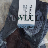 YBWLCLO Black Lycra Cycling Gloves | Medium Size | Comfortable & Durable