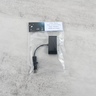 Origin Tech Multi Function Card Reader USB TF SD Camera Type C Black Supports Multiple Formats