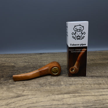 Premium Wooden Tobacco Pipes Handcrafted Briar Wood Smooth Smoking Experience