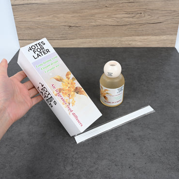 NOTES FOR LATER Gardenia Scented Reed Diffuser Yellow Flameless Home & Car Air Fragrance Diffuser
