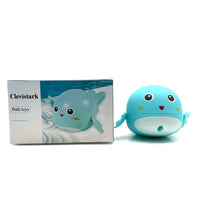 Clevistark Bath toys Blue Aquatic Themed ABS Plastic 10*9*5.5 Centimeter Friendly Smile Bath Toys