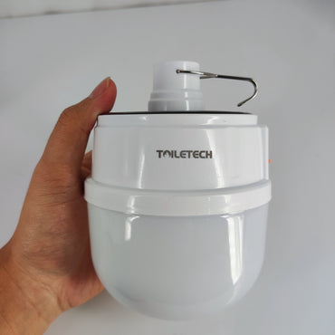 TOILETECH Rechargeable Portable LED Solar Emergency Light Bulb for Home Power Outages