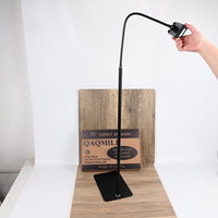 QAQMILI Adjustable Floor Stand for Phone & Tablet Flexible Arm PC Tablet Mount with 360° Rotation