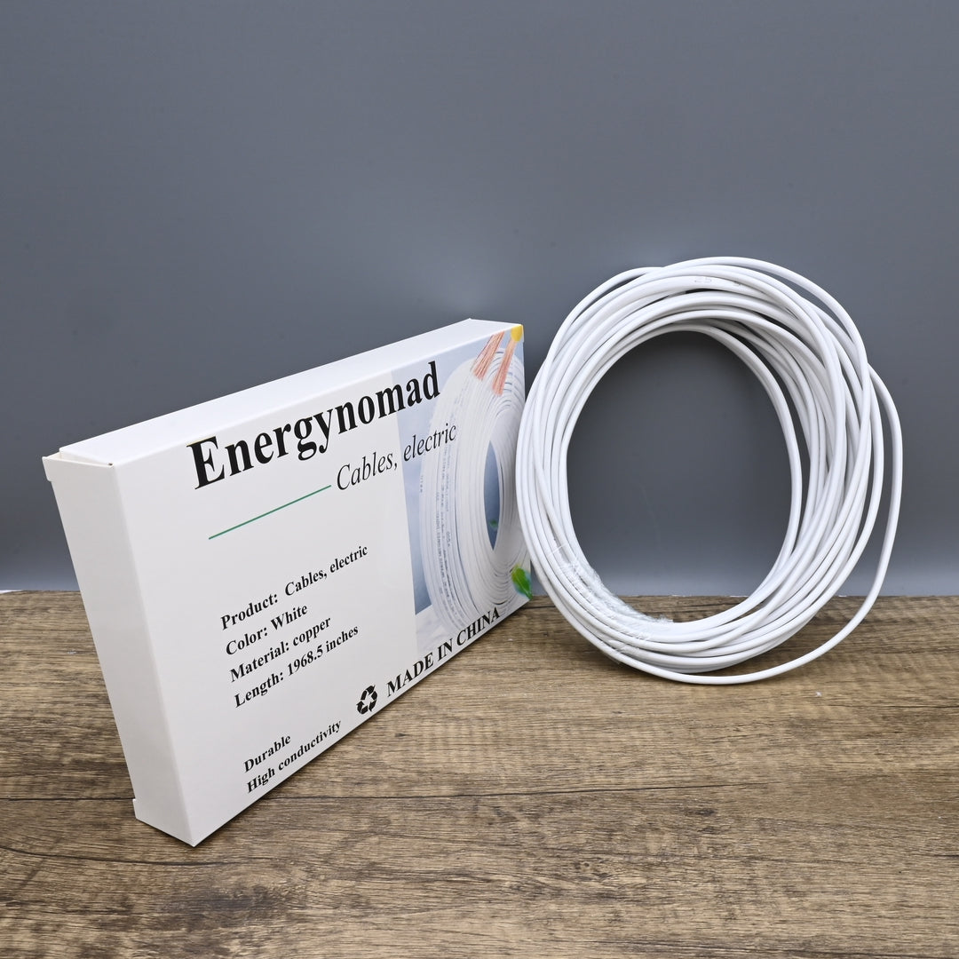 Energynomad Professional Cables, Electric - Heavy-Duty Power & Data Cables, Electric with Industrial-Grade Copper Core for Commercial & Industrial Applications