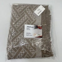 ZibZorp Cozy Medium Blanket with Fringe – Soft Cotton for Stylish Comfort and Versatile Use