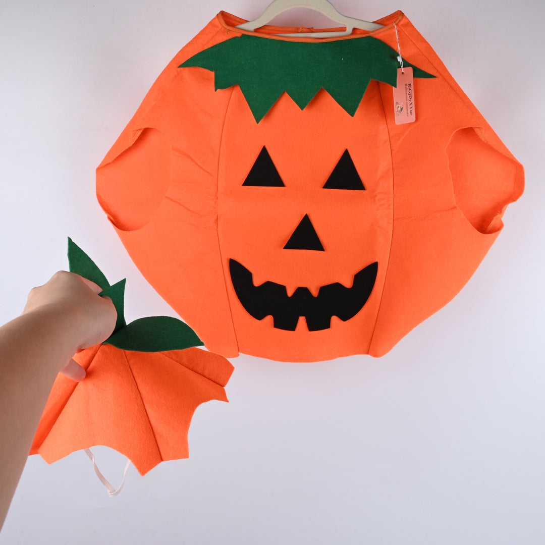 RiGjDyXYue Premium Deluxe Orange Halloween Costumes Spooky Festival Dress Series