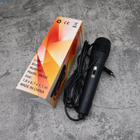 CROCK-CHJ KTV Wired Microphone Dynamic Vocal Mic for Singing Karaoke Home Party