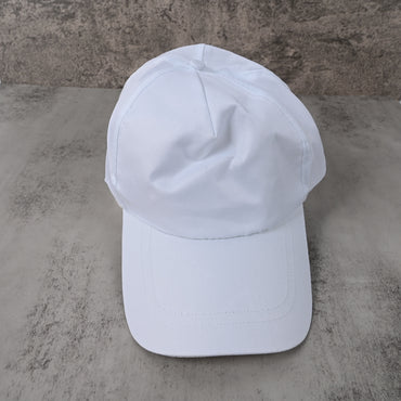 SoleAevum Hats White Baseball Cap Lightweight Breathable Soft Cotton Adjustable One Size Fit for Everyday Wear