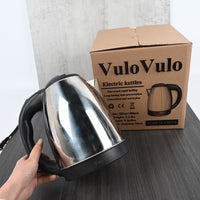 VuloVulo Universal Voltage Electric Kettle Stainless Steel Rapid Boiling Water Heater