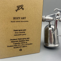 KOZY ART Paint with Precision Paint Spray Gun Professional Sprayer with Precision Nozzle – Low-Overspray Design for Cars, Furniture, Cabinets & DIY Projec