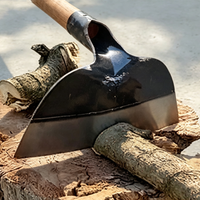 ChuTian Heavy-Duty Manganese Steel Garden Hoe with 1.2m Locust Wood Handle - Sharp Forged Dutch Hoe for Weeding, Digging & Soil Loosening