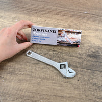 ZORVIKANEL 6-Inch Mini Wrench Compact Adjustable Wrench for Tight Spaces, Durable Tool for DIY & Repairs