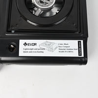 VEVOR Portable Stoves Portable Energy Saving Gas Stove Black Lightweight High Efficiency Quick Heating for Outdoor Camping