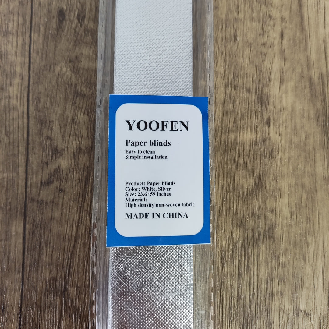 YOOFEN Full Blackout Blinds - 23.6 x 59 Inches | 99% Light Reduction | Thermal Insulation