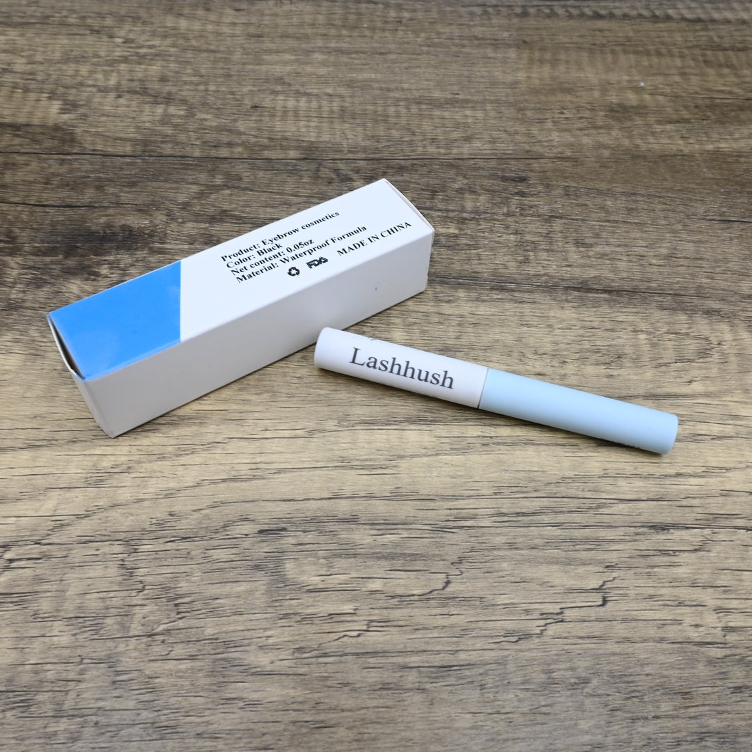 Lashhush Professional Eyebrow Cosmetics Ultra-Fine Precision Mascara with Dual-Action Brush