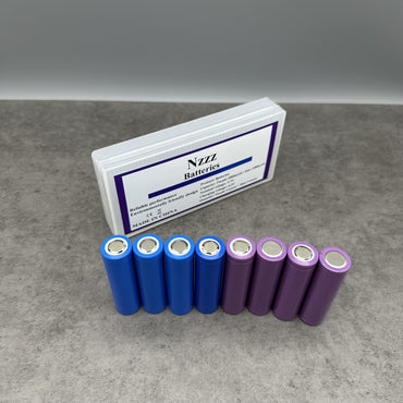Nzzz Lithium Battery Set - Purple 2000mAh & Blue 1500mAh for Outdoor Adventures