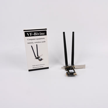 VF-Bivine High-Speed Computer Equipment, Namely, Wireless Cards PCIe WiFi Bluetooth Network Adapter For Desktop PC