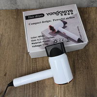 永昌玺业 YONGCHIYE Hair Driers White Ionic Hair Dryer High Airflow Heat Protection Negative Ion for Home Student and Dorm Use
