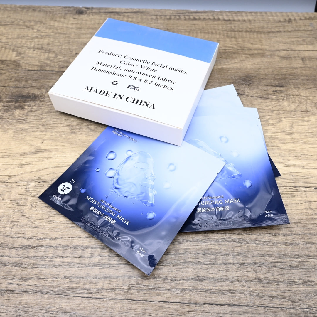 RUOYILIN Cosmetic Facial Masks - Niacinamide & Hyaluronic Acid Hydrating Repair Set