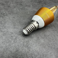 Nixyun Gold LED Candle Bulb Chandelier: Elegant Lamp Bulbs for a Luxurious, Warm Ambiance in Your Home
