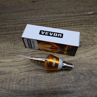 VEVOR Lamp Bulbs LED Candle Bulbs Warm Gold Finish Energy Efficient Soft Ambient Light