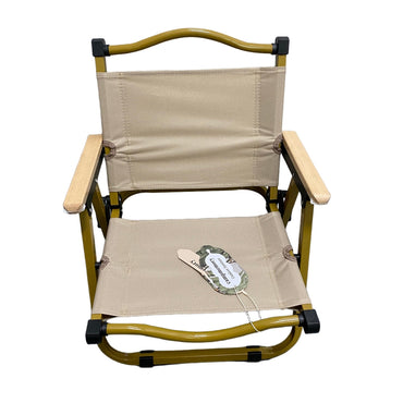 campmemory Outdoor furniture Khaki Reinforced Bracket 43cm * 43cm * 38cm * 72cm Folding Camping Outdoor Furniture