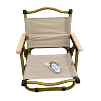 campmemory Outdoor furniture Khaki Reinforced Bracket 43cm * 43cm * 38cm * 72cm Folding Camping Outdoor Furniture