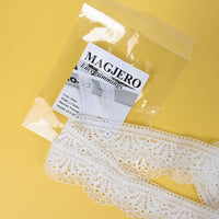 MAGJERO Decorative Lace Trim for Clothing, Edging, and Crafts, Soft Durable Lace Trim for DIY Garments and Home Décor