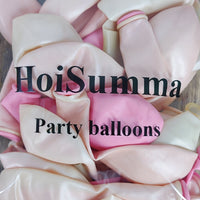 HoiSumma Vibrant 11-Inch Party Balloons - Pack of 50 High-Quality Rubber Balloons for Any Celebration