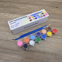NPCtonerresetchips Professional Artist Pigments Set 12 Pure Color Pigments for Painting Mixed Media Art and Crafts